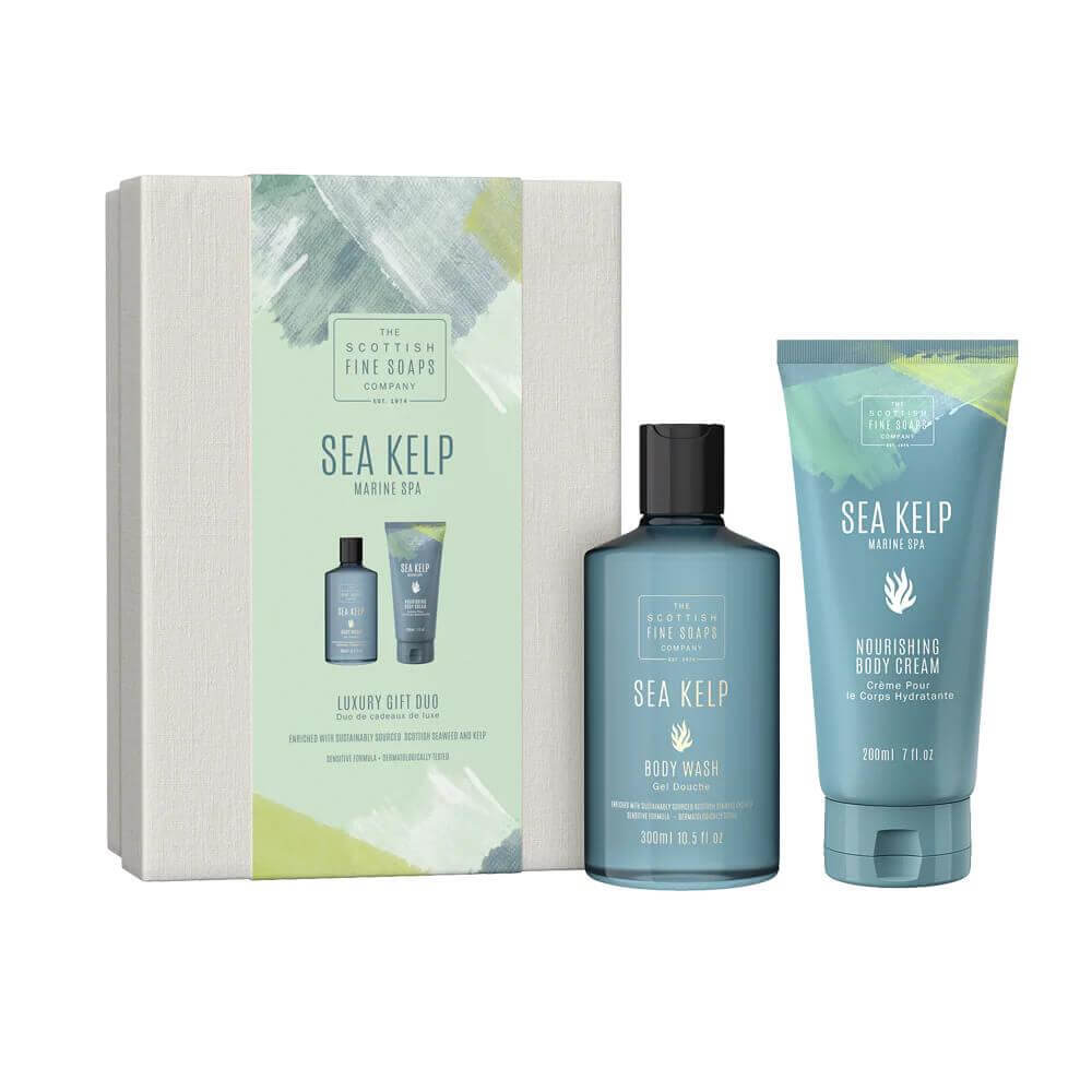 The Scottish Fine Soaps Co. Luxury Gift Duo - Sea Kelp (Body Wash & Body Cream)